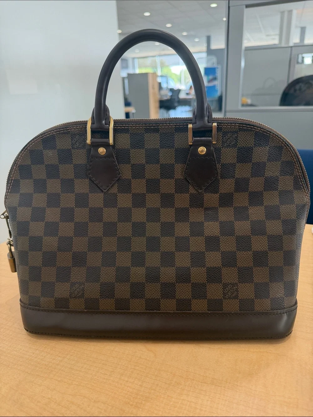 Loius Viottpn Damier Ebene Alma Handbag - Vintage PM